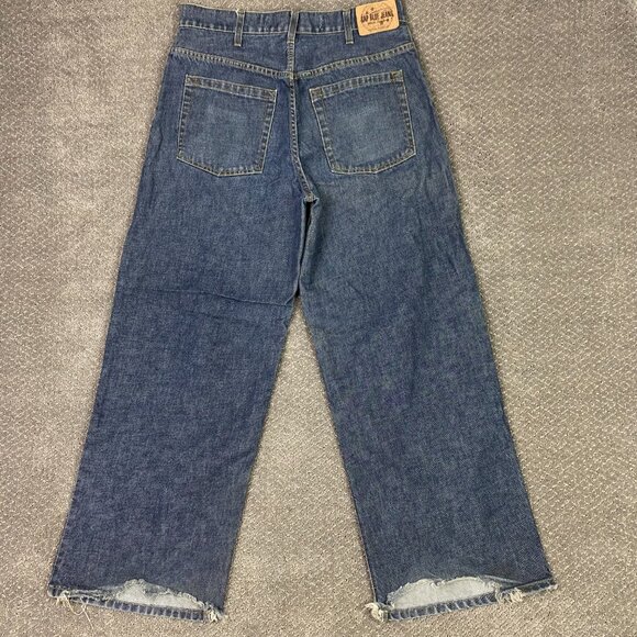 Vintage Y2K Gap Super Wide Leg Jeans Men's Women's 30 x 33 Baggy Skater Grunge - Picture 4 of 15